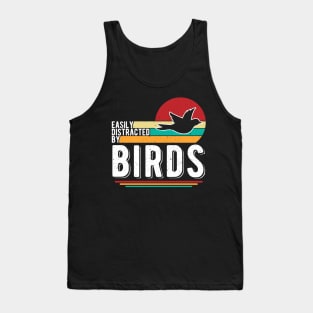 Easily Distracted by Birds Vintage Tank Top